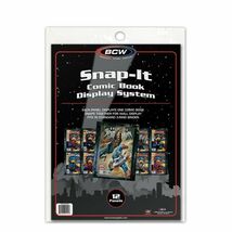 1 pack of 12 BCW Comic Book Black Snap-It Panels - $21.54