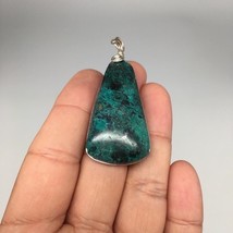 18g, Wire Wrapped Sonora Sunset Chrysocolla Cuprite Cabochon @Mexico,SC502 - £22.93 GBP