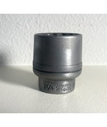 WILLIAMS S-1240 1/2 drive 12pt SAE Socket 1-1/4in Knurled Grip USA Made - $16.62 CAD