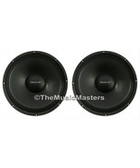 Pair 15&quot; inch 8 ohm HQ WOOFERS Bass Speaker Studio Home Cabinet Sub Repl... - £100.50 GBP