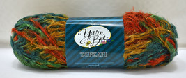 Yarn Bee Topkapi Ladder Ribbon Yarn-1 Skein Green Red Gold Blue Instanbul #330 - $8.50