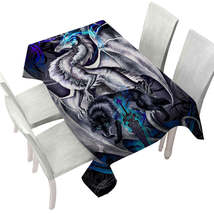 Cool Fantasy Weapon Wolf Dragon Omega Blade Tablecloth - $51.95 CAD+