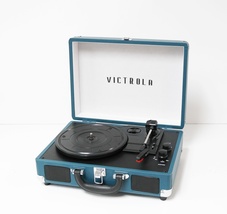 Victrola VSC-550BT Bluetooth Stereo Turntable - Blue Coral image 2