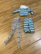 Vintage Barbie Teal White Doll Clothes Doll Outfits  KG JD - $183.37 MXN
