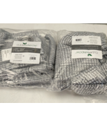 2-Pack Clean Window Textured Semi-Sheer Grommet Window Curtain Panels 50... - $38.84 CAD