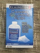 Remington 2006 Shaver Shaving Cleaning Solution &amp; Filter CC-100 8 oz - $18.99