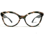 PRADA Eyeglasses Frames VPR 11R VAO-1O1 Green Brown Striped Cat Eye 50-1... - £89.51 GBP