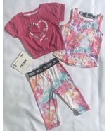 RBX Baby Girls 3 Piece Outfit (2 shirts/leggings) Size 18M 18 Months  NEW - $301.63 MXN