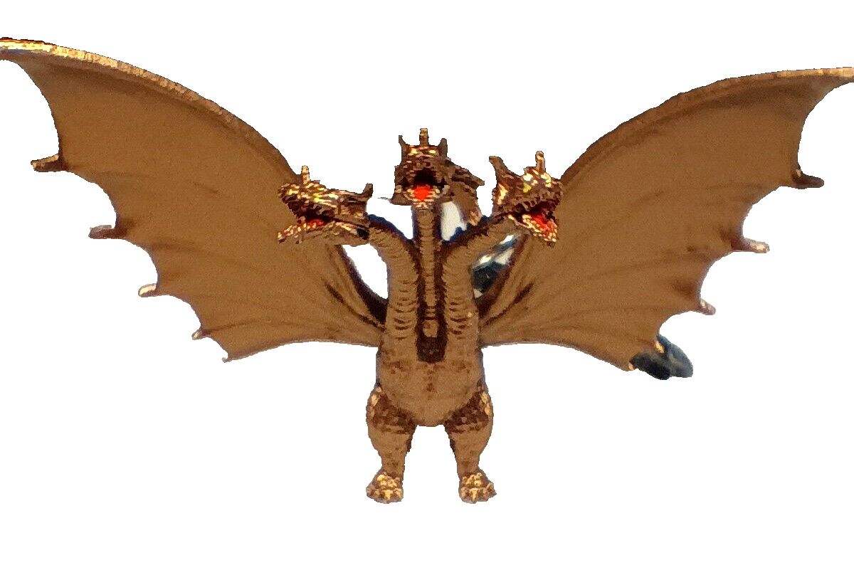 Godzilla Hangers - Blind Bag - Figural Key Chain / Bag Clip - Ghidorah - $14.80