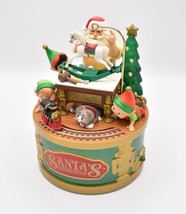 Hallmark Christmas Ornament 2022, Santa&#39;s Workshop Wonders, Light and Sound - £49.70 GBP