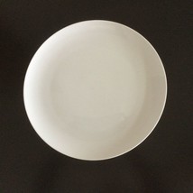 Vintage 60s White Ceramic 12&quot; Round Serving Platter - £13.40 GBP