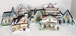 7 Brandywine Woodcrafts Christmas Houses Sugar Plum, Church, Collectors Cottage - £117.26 GBP