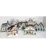 7 Brandywine Woodcrafts Christmas Houses Sugar Plum, Church, Collectors ... - $204.80 CAD
