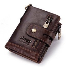 N wallet genuine leather lady female wallets hasp double zipper design short coin purse thumb200
