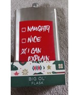 Big Ol&#39; Flask - Stainless Steel 64 oz - Naughty, Nice, &amp; I Can Explain - $16.28 CAD