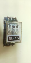 Omron MY4 24VDC RL-15 Relay With 09Z7W1 2-M4x10 Base - $18.69