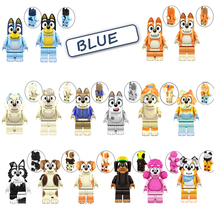 8/16Pcs Bluey Minifigure Bandit Bingo Chilli Judo Wendy Alfie Calypso Mi... - $29.89+