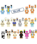 8/16Pcs Bluey Minifigure Bandit Bingo Chilli Judo Wendy Alfie Calypso Mi... - $29.89+
