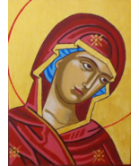 Miniature icon of Virgin Mary - $50.00