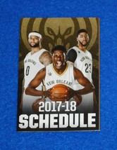 Brand New Superb 2017-2018 New Orl EAN S Pelicans Pocket Schedule Collector&#39;s Item - £2.23 GBP