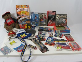 Jeff Gordon #24 NASCAR Tin Stocking Lanyard Notebook Keychain Collectibles Lot - £44.77 GBP