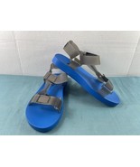 Ozark Trail Mens Shoes Blue Gray 10 M Adventure Adjustable Sports Hiking... - $33.71 CAD