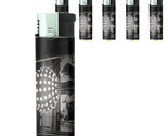 Vintage New Years Eve D8 Lighters Set of 5 Electronic Refillable Butane  - $15.79