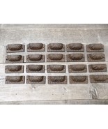 20 CAST IRON BROWN TOTAL LENGTH PULLS DRAWER CABINET BIN HANDLES RUSTIC ... - $567.09 MXN