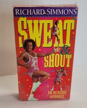 Sweat &amp; Shout (VHS, 1994) Richard Simmons BRAND NEW SEALED 80’s Sweating Oldies - £11.15 GBP