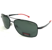 Carrera Sunglasses 8040/S 003QT Polished Shiny Black Red Square Rim 60-15-135 - $60.56