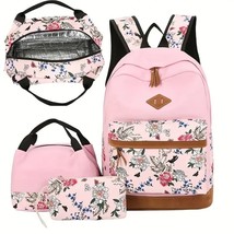 New Casual Backpack Three Piece Set High Capacity Student Japanese Schoo... - £86.00 GBP