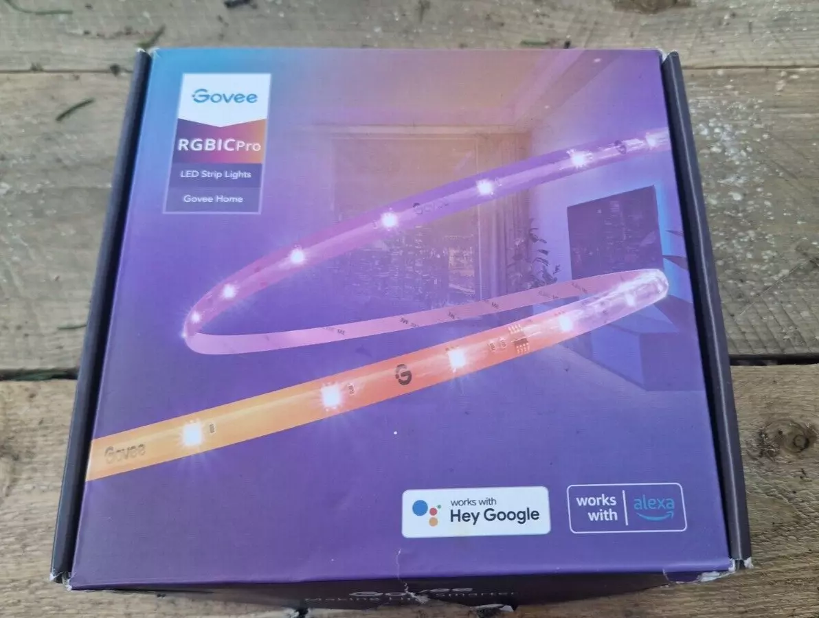 Govee RGBIC Pro LED strip 5m works Google/Alexa DIY and Music mode Color... - $40.00