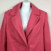 Thread &amp; Supply Women&#39;s Salmon Pink Blazer Coat  Heavy Winter Size Medium - £47.07 GBP