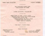 Scaroon Manor Resort Menus 1957 Schroon Lake New York Natalie Wood Gene ... - £24.92 GBP