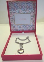 VERA BRADLEY Collect Moments Silver Tone Locket Charm Bracelet $38 Retail NEW - $14.95