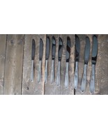 Rose Solitaire by Towle Sterling Silver Hollow Handle 9" Knife Set of 9 - $169.40