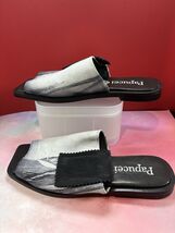 PAPUCEI Platform Sandals Size 38 Gray And Black Open Toe Women - $738.53 MXN