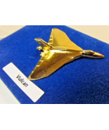 Aviation Giftwear; Vulcan Jet 22 ct Gold Plate Lapel Pin - $10.36