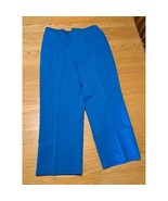 Womens alfred dunner size 16 pants teal - $18.54