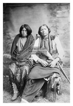 Chief Quanah Parker Native American Leader And His Wife 4X6 Photo - £6.26 GBP