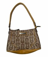 Vtg Y2K Etienne Aigner Signature Logo Small Purse Handbag Yellow Leather... - $18.80