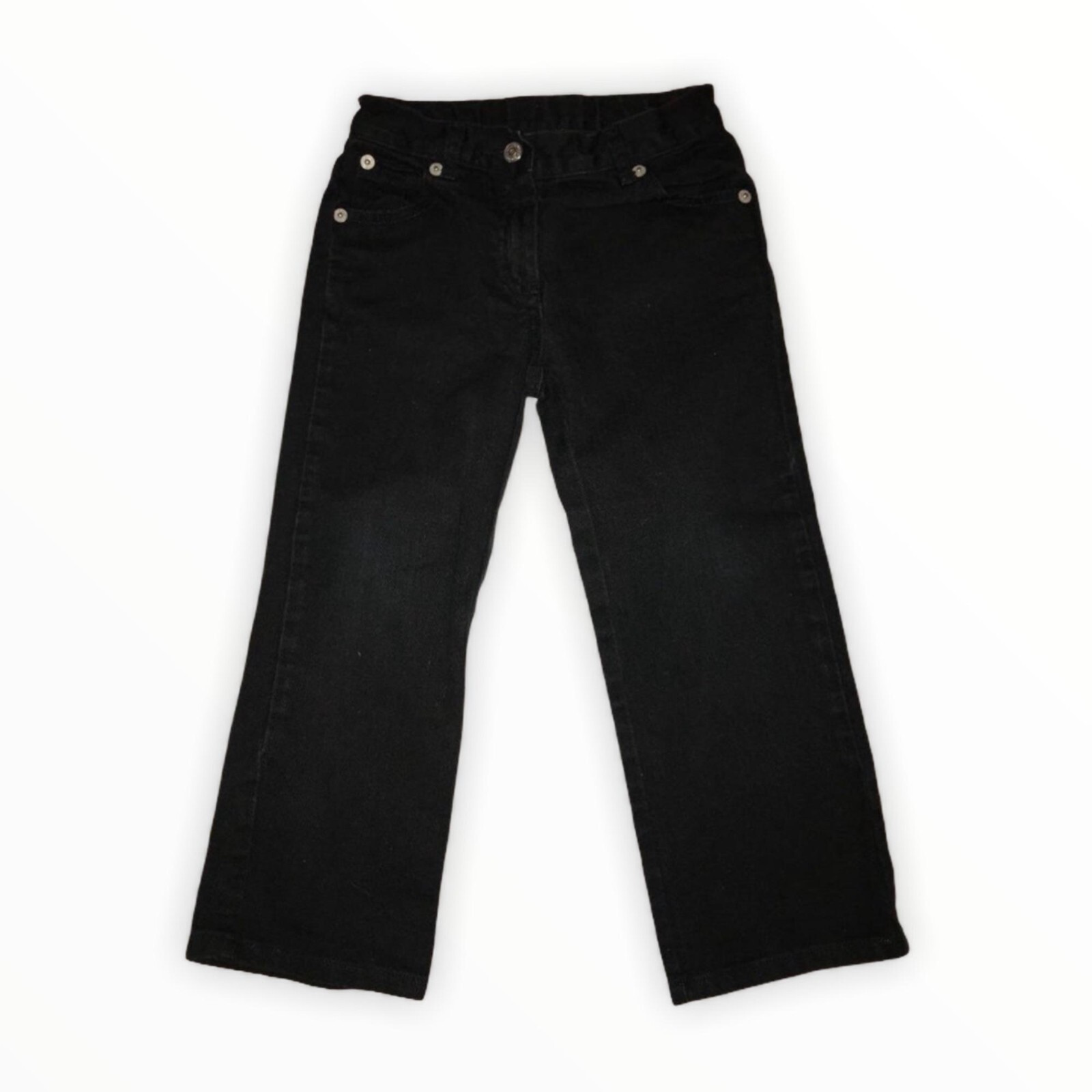 Janie and Jack Black Denim Jeans Girls 4T &quot;Beautiful Bows&quot; line - $14.40