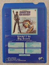 Vintage 1972 Shaft&#39;s Big Score Soundtrack 8 Track Tape GRT Blaxploitation OST - £15.72 GBP