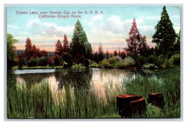 Crystal Lake SPRR Cal-Oregon Rte Sisson California CA UNP DB Postcard T1 - £4.63 GBP