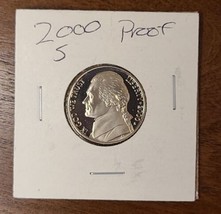 2000 S Proof Jefferson Nickel from Proof Set  - $1.99