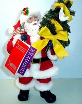 Dept. 56 Possible Dream Homecoming Santa Figurine Hand Paint Clothtique 11&quot;H New - £23.51 GBP