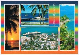 Postcard Beautiful Key West Florida Multi View - £2.25 GBP
