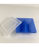 Tupperware Get Togethers Food Storage Container Blue Buffet Dual Sided B... - $14.80