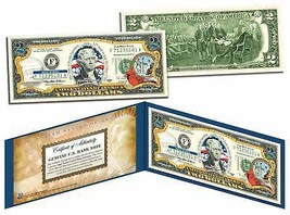 North Carolina $2 Statehood Nc State Two-Dollar U.S. Bill *Legal Tender* w/Folio - £10.27 GBP