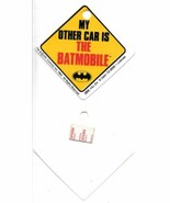 DC Comics Batman My Other Car Is The Batmobile Window Cling 1989 H&amp;L NEW... - $94.99 MXN